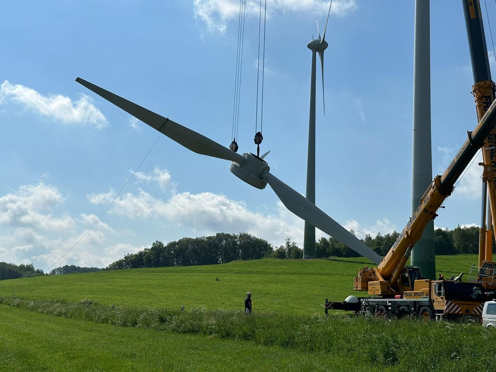 Vermarktung, Demontage und Transport einer Enercon E40