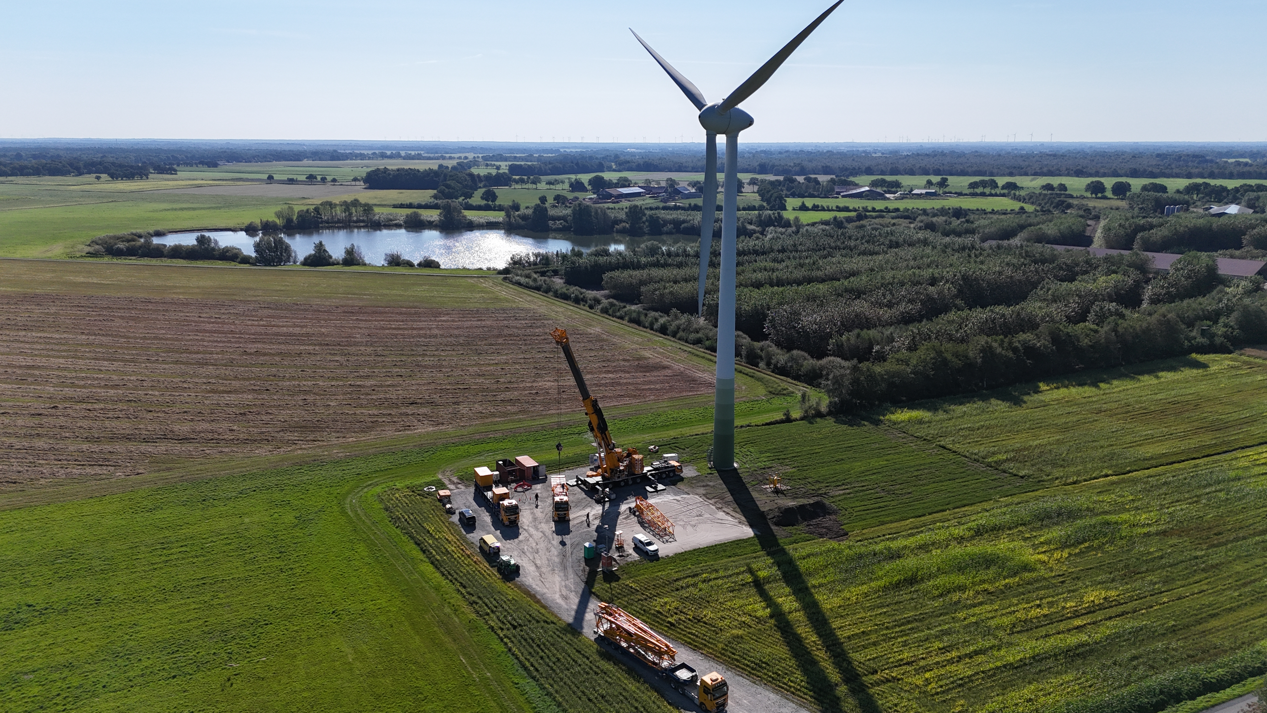 Aurich – Demontage von vier Enercon E66